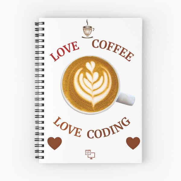 Item preview, LOVE COFFEE LOVE CODING  QUOTED  PRODUCTS FOR  PROGRAMMERS designed and sold by Brewgoodness.