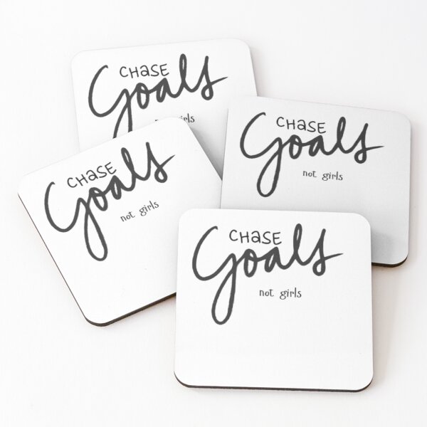 Item preview, Chase Goals Not Girls Quote | Hustle Mindset | Focus & Discipline Motivation Design designed and sold by SOLIORA  ATELIER.