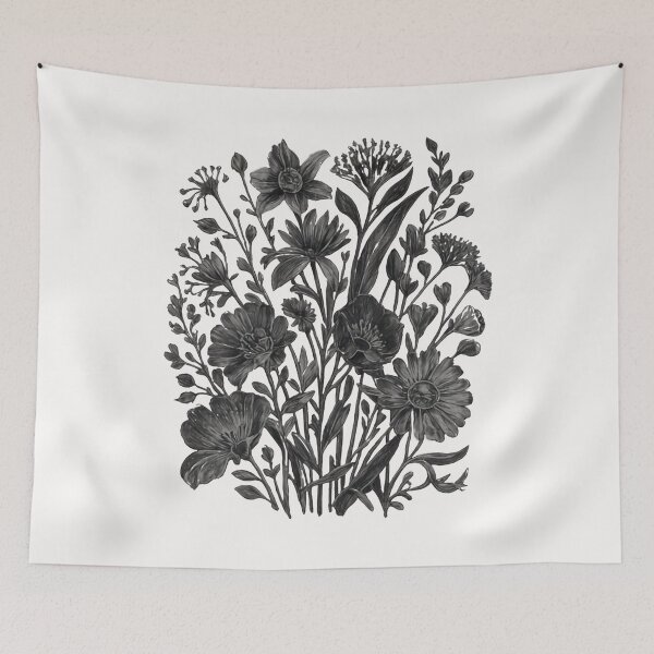Item preview, Vintage Wildflower, Botanical Floral Graphic, Cottagecore Flower  designed and sold by BachulAlam.