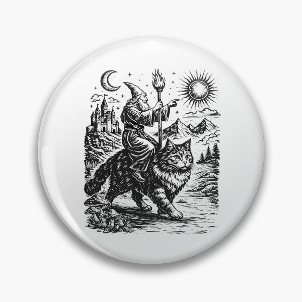 Item preview, Medieval Cat Rider Renaissance Fantasy designed and sold by Blok45.