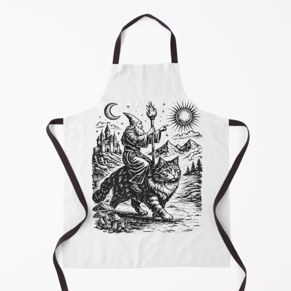 Item preview, Medieval Cat Rider Renaissance Fantasy designed and sold by Blok45.