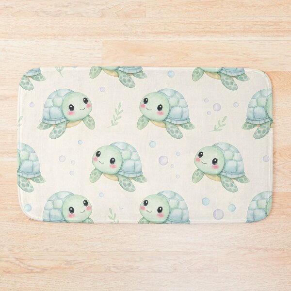 Item preview, Cute Sea Turtle Seamless Pattern designed and sold by naragon4289.