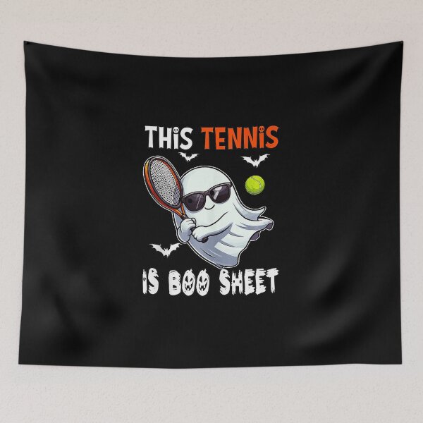 Item preview, This Tennis Is Boo Sheet Funny Ghost Tennis designed and sold by WayTBeenkenArt.