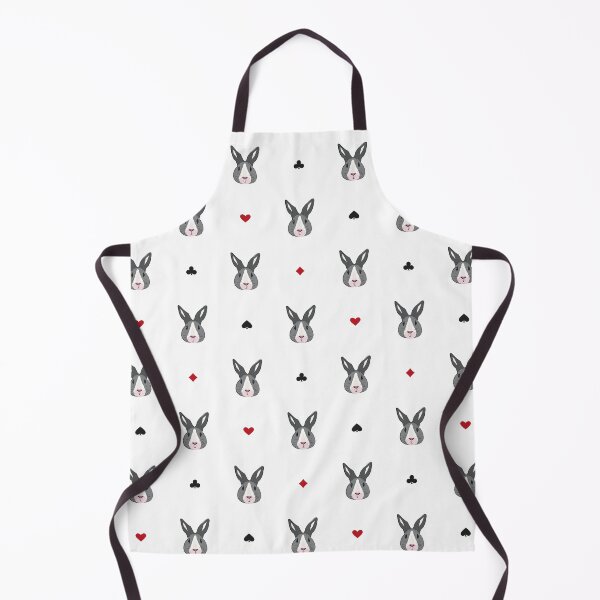 Item preview, Cute Bunny Pattern – Minimal Rabbit with Playing Card Symbols designed and sold by alijun.