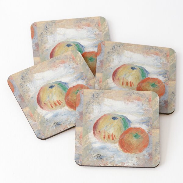 Item preview, Apples Pommes by Pierre-Auguste Renoir: Impressionist Still Life Poster designed and sold by artofuniverse.