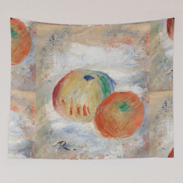 Item preview, Apples Pommes by Pierre-Auguste Renoir: Impressionist Still Life Poster designed and sold by artofuniverse.