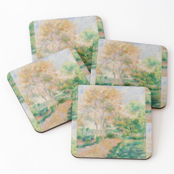 Item preview, Autumn Landscape Paysage Dautomne by Pierre-Auguste Renoir: Impressionist Landscape Poster designed and sold by artofuniverse.