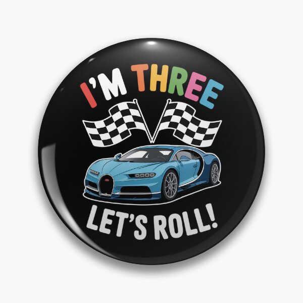 Item preview, Kids 3rd Birthday Boys I'm 3 Let's Roll Race Car 3 Year Old designed and sold by EllenJast.