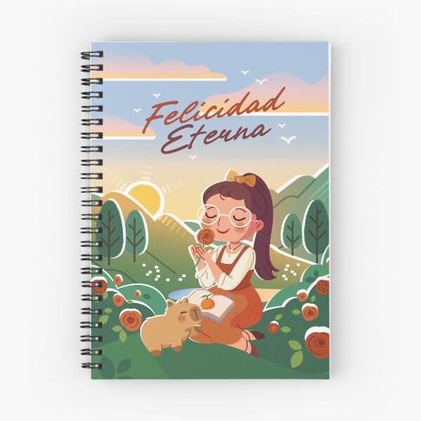 Item preview, Felicidad Eterna 2026 – Paradise-Themed Illustration V2 Capybara (Spanish) Tote Bag designed and sold by Kim Liester Lagura.