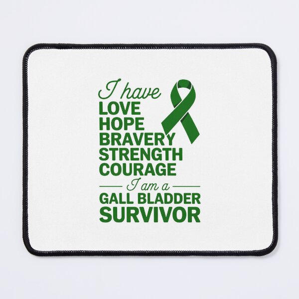 Item preview, Love Hope Bravery Strength Gallbladder Cancer Awareness designed and sold by EllenJast.