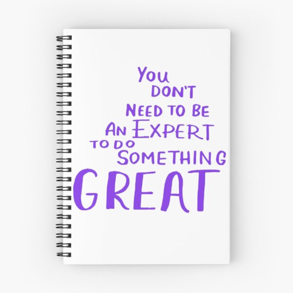 Item preview, You Don’t Need to Be an Expert to Do Something Great | Beginner Motivation | Growth Mindset Quote designed and sold by SOLIORA  ATELIER.