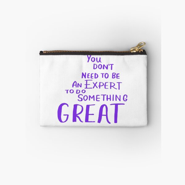 Item preview, You Don’t Need to Be an Expert to Do Something Great | Beginner Motivation | Growth Mindset Quote designed and sold by SOLIORA  ATELIER.