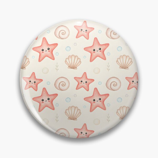 Item preview, Cute Starfish Seamless Pattern designed and sold by naragon4289.