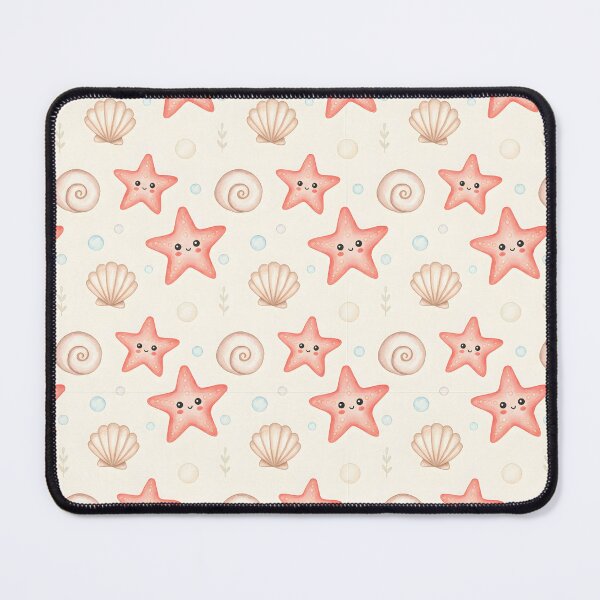 Item preview, Cute Starfish Seamless Pattern designed and sold by naragon4289.