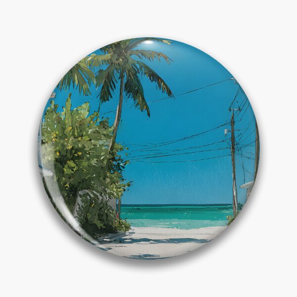 Item preview, Key Largo Modern Coastal Street Scene designed and sold by daila70.
