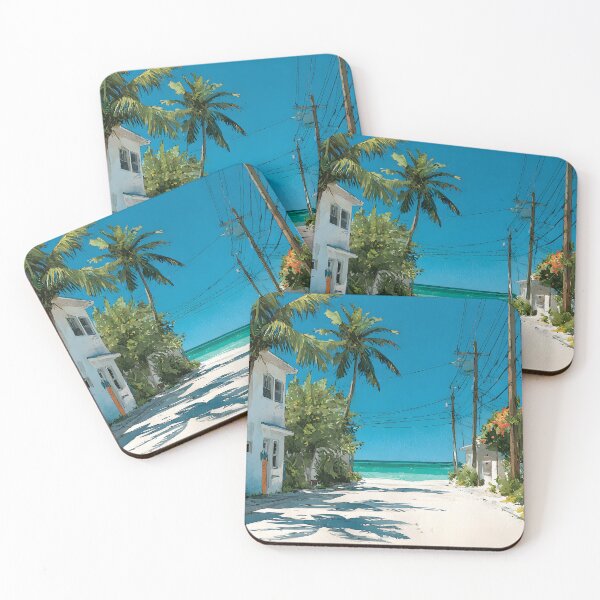 Item preview, Key Largo Modern Coastal Street Scene designed and sold by daila70.
