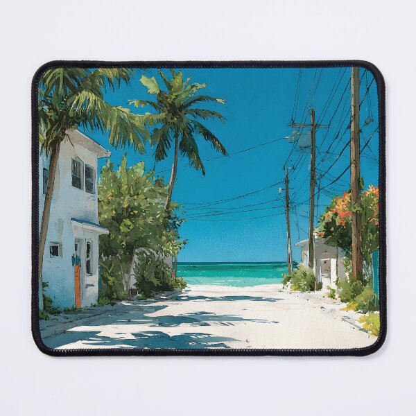 Item preview, Key Largo Modern Coastal Street Scene designed and sold by daila70.