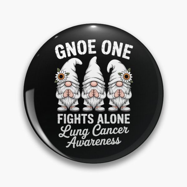 Item preview, Lung Cancer Awareness Month White Ribbon Gnomies designed and sold by EllenJast.
