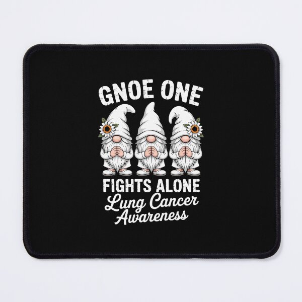Item preview, Lung Cancer Awareness Month White Ribbon Gnomies designed and sold by EllenJast.