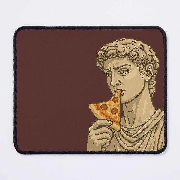 Item preview, Vintage David Eats Pizza – Classical Art Meets Modern Cravings designed and sold by Cosmicstar887.