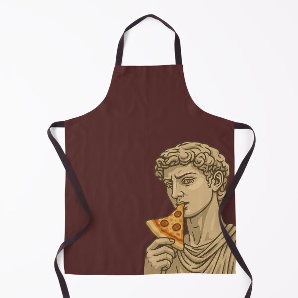 Item preview, Vintage David Eats Pizza – Classical Art Meets Modern Cravings designed and sold by Cosmicstar887.