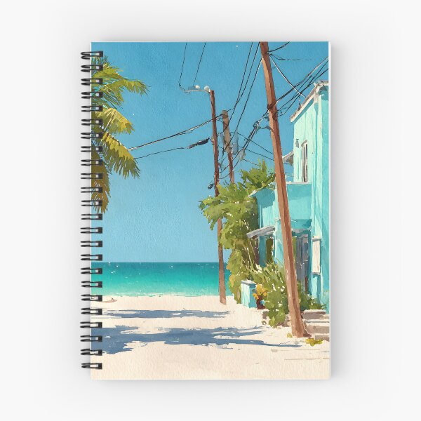 Item preview, Key Largo Clean Tropical Street with Ocean View designed and sold by daila70.