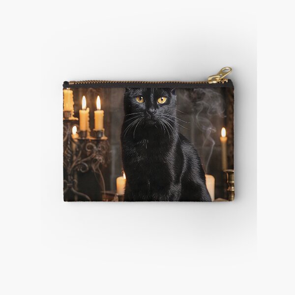 Item preview, Bombay Black Cat in a Candlelit Gothic Room designed and sold by Jaani-T.