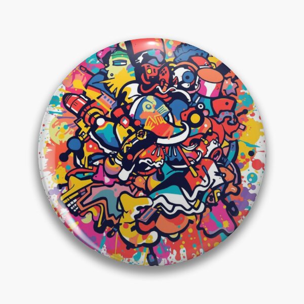 Item preview, Colorful Creative Chaos Street Art Explosion designed and sold by Chez91.