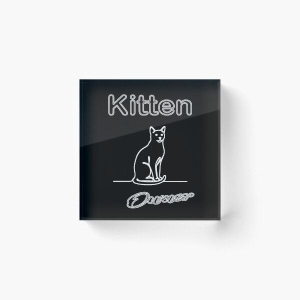 Item preview,  Kitten Owner Minimalist Cat Line Art Cat Mom Cat Dad Cute Cat Lover cat owner pet lovers  designed and sold by Jt41.