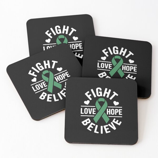 Item preview, Love Fight Hope Green Ribbon Gallbladder Awareness designed and sold by EllenJast.