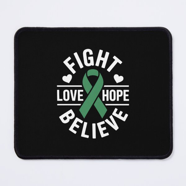 Item preview, Love Fight Hope Green Ribbon Gallbladder Awareness designed and sold by EllenJast.