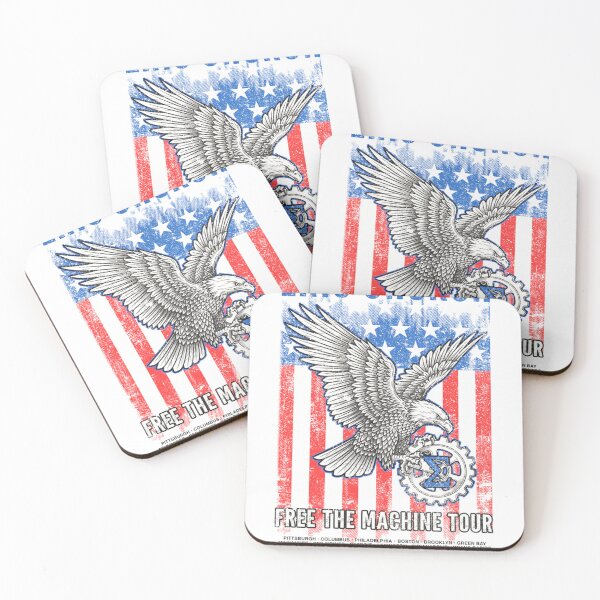 Artikelvorschau, Free The Machine Tour Eagle Flag entworfen und verkauft von jackyezujick.