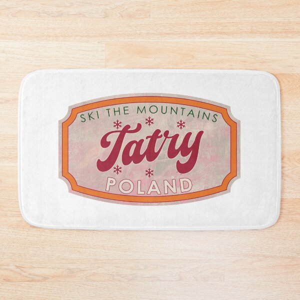 Item preview, Tatry, Poland, Ski, textured skiing badge designed and sold by Wanderful-roads.