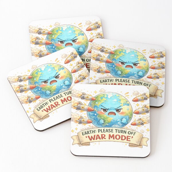 Item preview, World Peace Funny Earth Design designed and sold by PalakKaurBhatia.