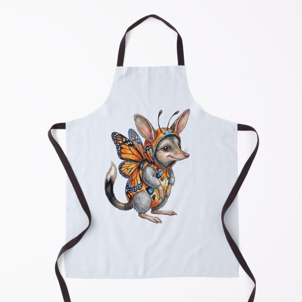 Item preview, Butterfly Wings Easter Bilby - Whimsical Watercolor Garden Art designed and sold by Wennebabs.