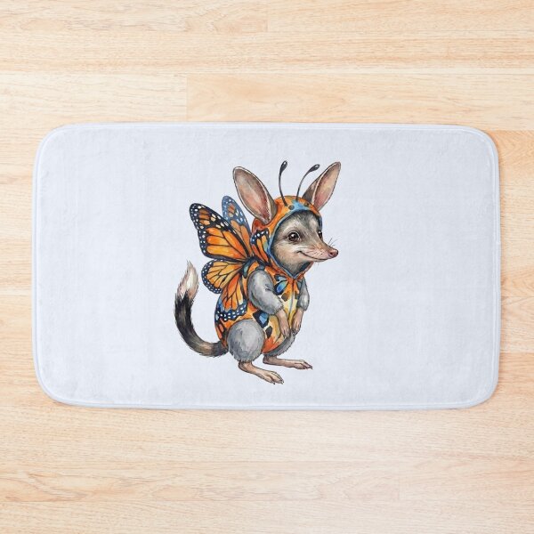 Item preview, Butterfly Wings Easter Bilby - Whimsical Watercolor Garden Art designed and sold by Wennebabs.