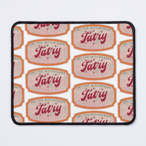 Item preview, Tatry, Slovakia, Ski, textured skiing badge designed and sold by Wanderful-roads.