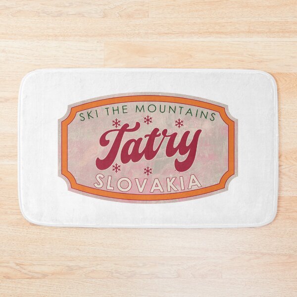 Item preview, Tatry, Slovakia, Ski, textured skiing badge designed and sold by Wanderful-roads.
