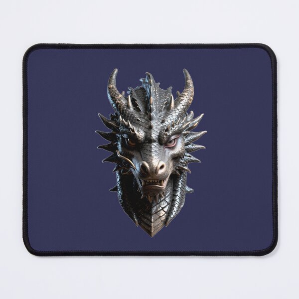 Item preview, Black Dragon Head – Dark Fantasy Dragon Portrait Illustration designed and sold by AnimalAirtistry.