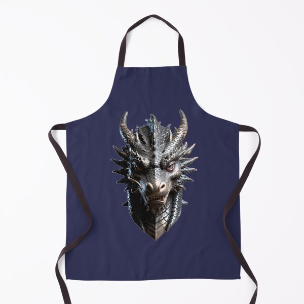 Item preview, Black Dragon Head – Dark Fantasy Dragon Portrait Illustration designed and sold by AnimalAirtistry.