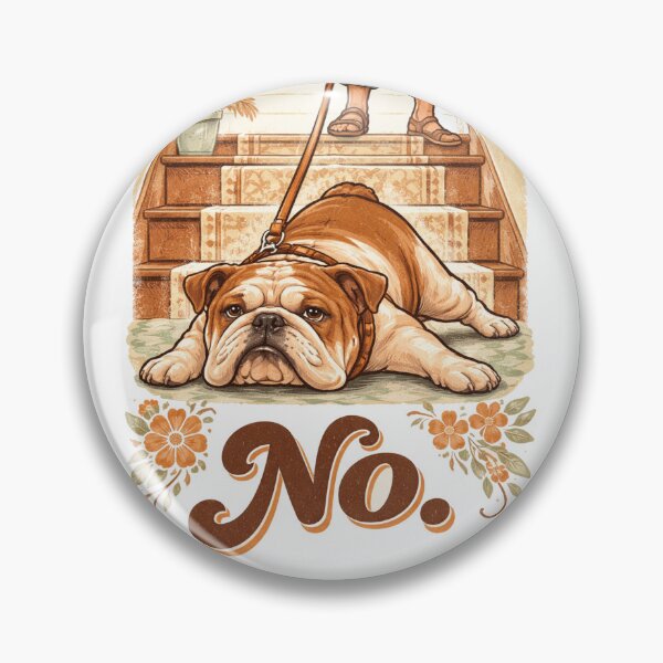 Item preview, No English Bulldog Shirt Funny Dog Mom Gift designed and sold by PawMuse Studio.