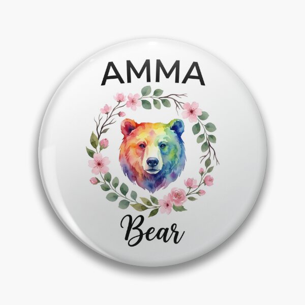 Artikelvorschau, AMMA Bären-Blumengrafik für Muttertagsmomente entworfen und verkauft von OlakunleOloroz.
