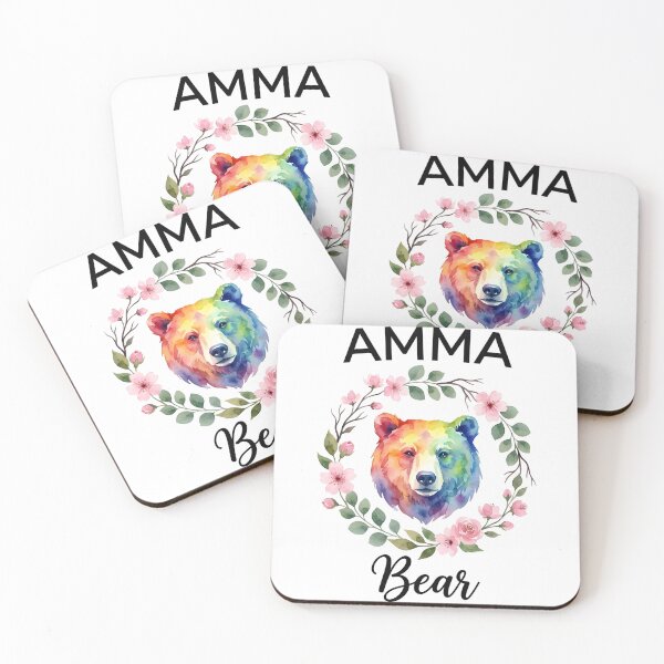 Item preview, AMMA Bear Floral Graphic for Mothers Day Moments designed and sold by OlakunleOloroz.