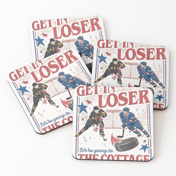 Item preview, Get In Loser We're Going To The Cottage ,Heated Rivalry Romance Hollanov Couple Romance , Hockey Rivals Couple designed and sold by GallegosLandin.