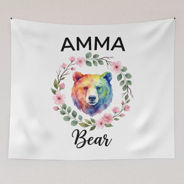 Item preview, AMMA Bear Floral Graphic for Mothers Day Moments designed and sold by OlakunleOloroz.