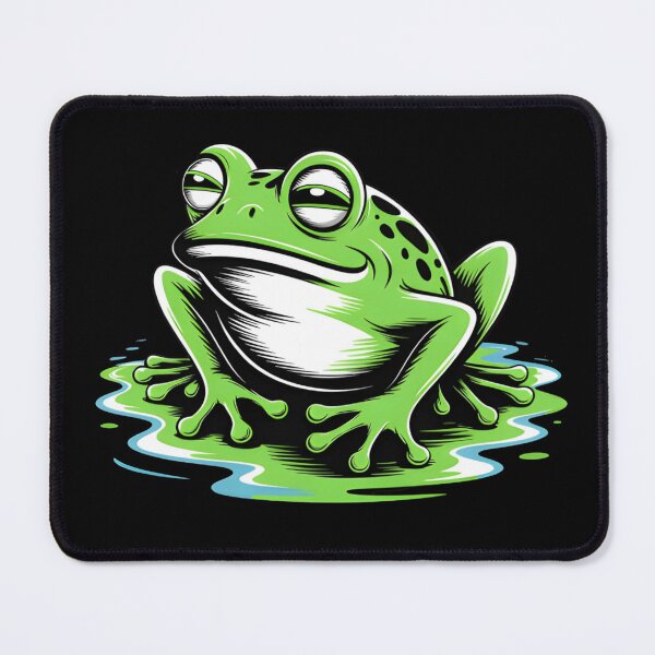 Item preview, Lazy Frog Meme T-Shirt & Sticker – Judging You Silently Frog, Relatable Tired Frog Aesthetic, Funny Low Energy Frog Illustration, Introvert Mood, Sarcastic Animal Meme Gift designed and sold by ZyxDes.