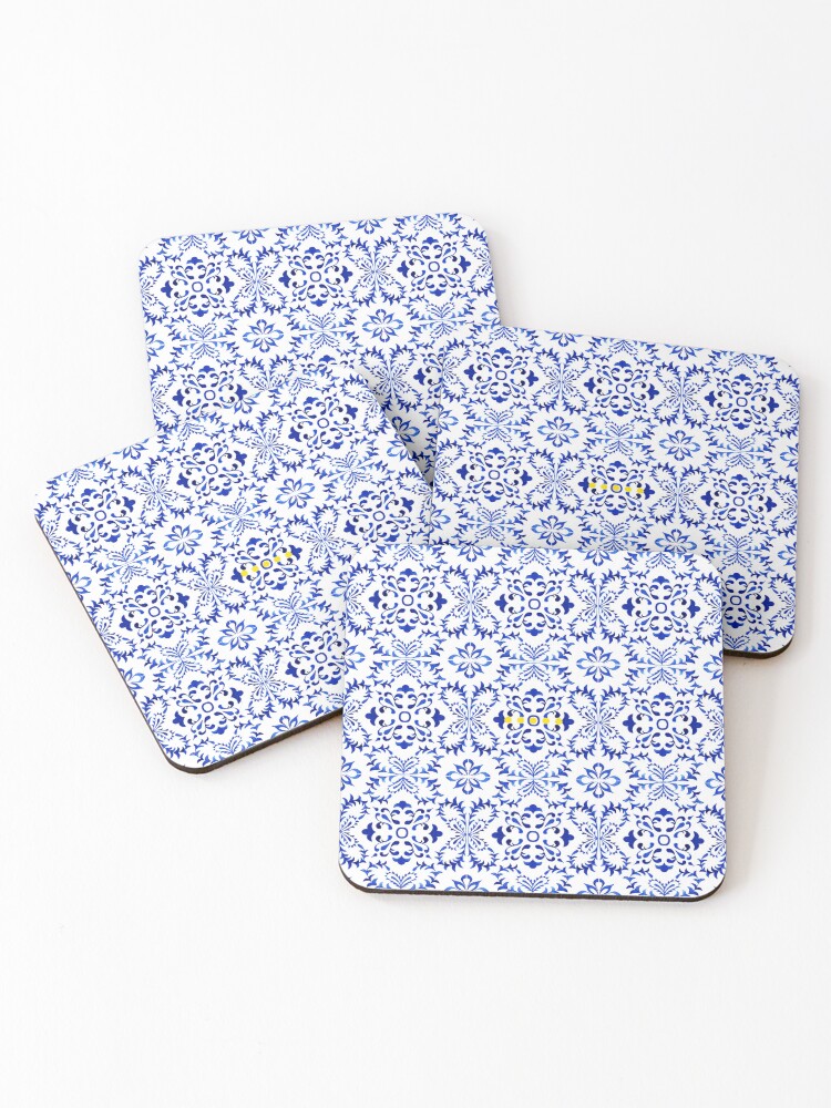 Thumbnail 1 of 5, Coasters (Set of 4), China blue pattern designed and sold by RedLea1208.