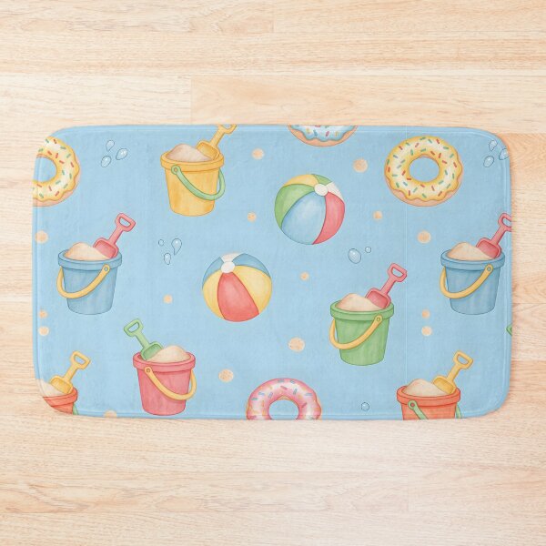 Item preview, Cute Beach Toys Pattern designed and sold by naragon4289.