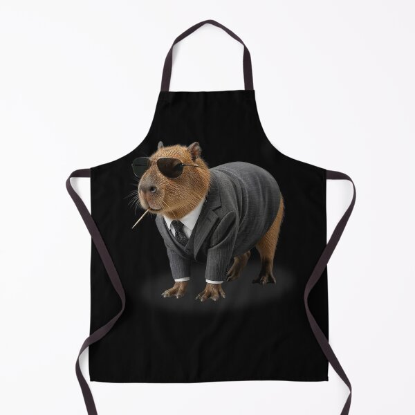Item preview, The Capyboss Big Boss Capybara designed and sold by HappyHedgeTees.