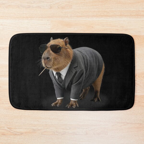 Item preview, The Capyboss Big Boss Capybara  designed and sold by HappyHedgeTees.